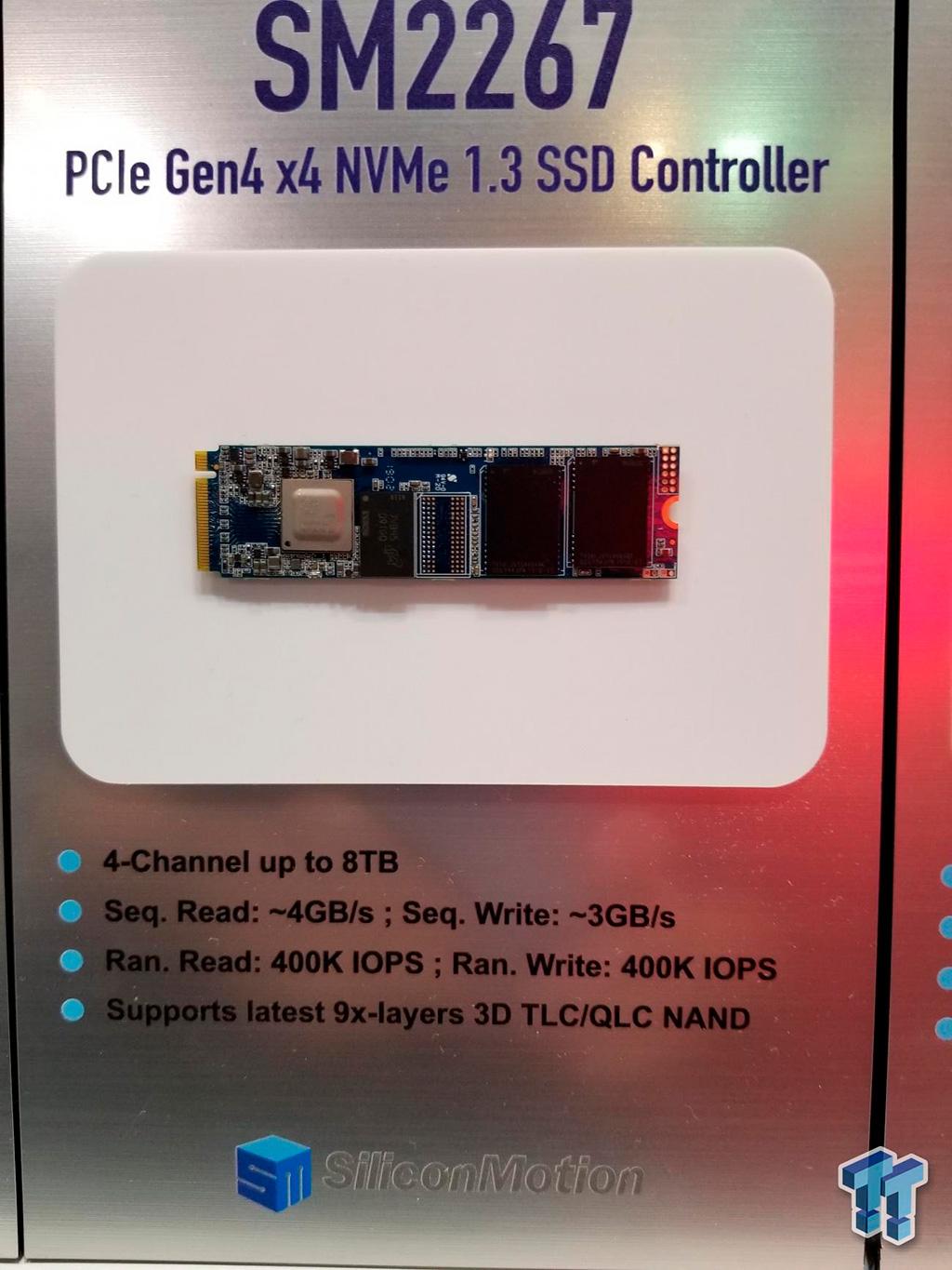 Silicon Motion и Phison показали свои будущие контроллеры для SSD с интерфейсом PCI-E 4.0