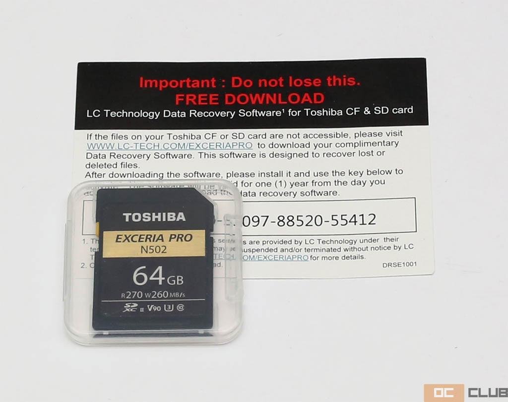 Обзор карты памяти SDXC Toshiba Exceria Pro N502 объемом 64 ГБ. Скорость для всех