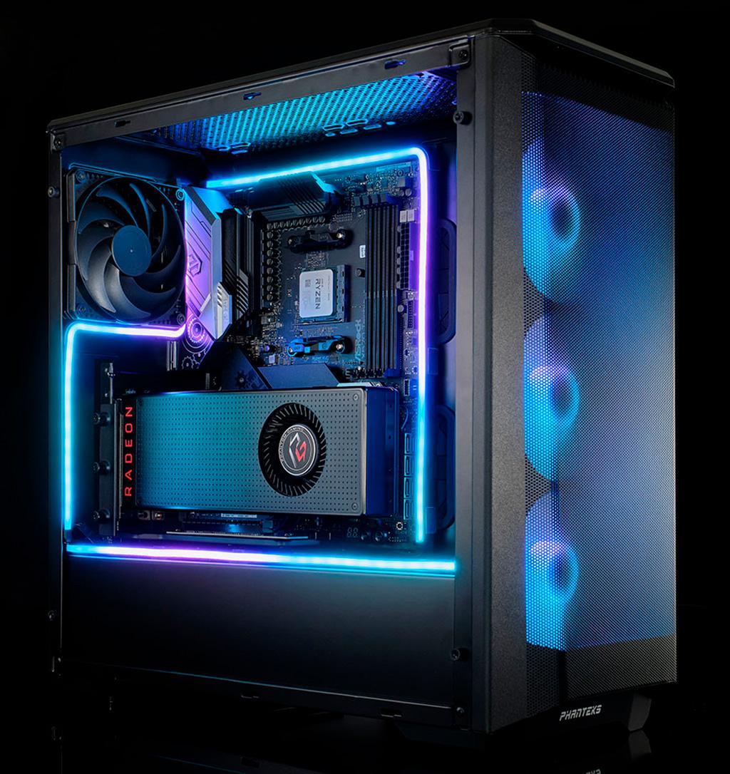 Корпус с подсветкой. Phanteks Digital RGB Neon. RGB лента Phanteks. РГБ корпус для ПК. Phanteks Eclipse p360x Black.