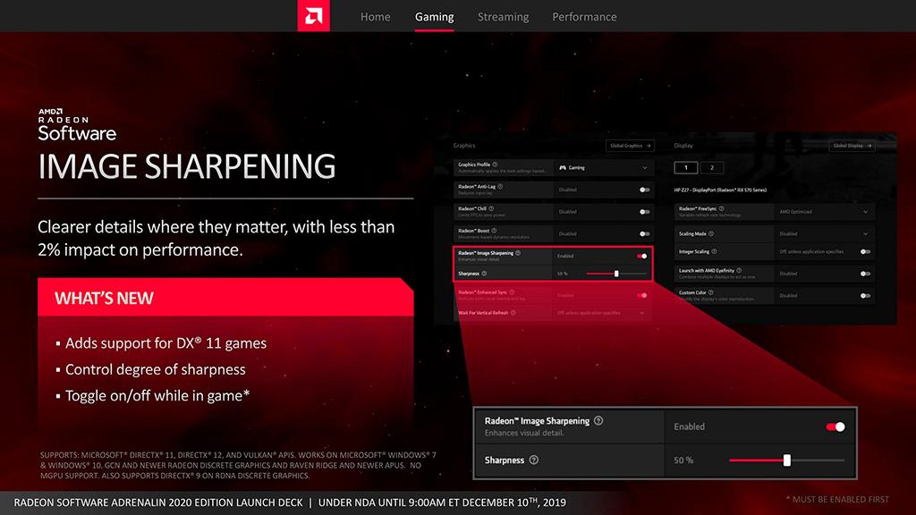 AMD выпустила крупное обновление видеоадрайвера AMD Radeon Adrenalin 2020 Edition
