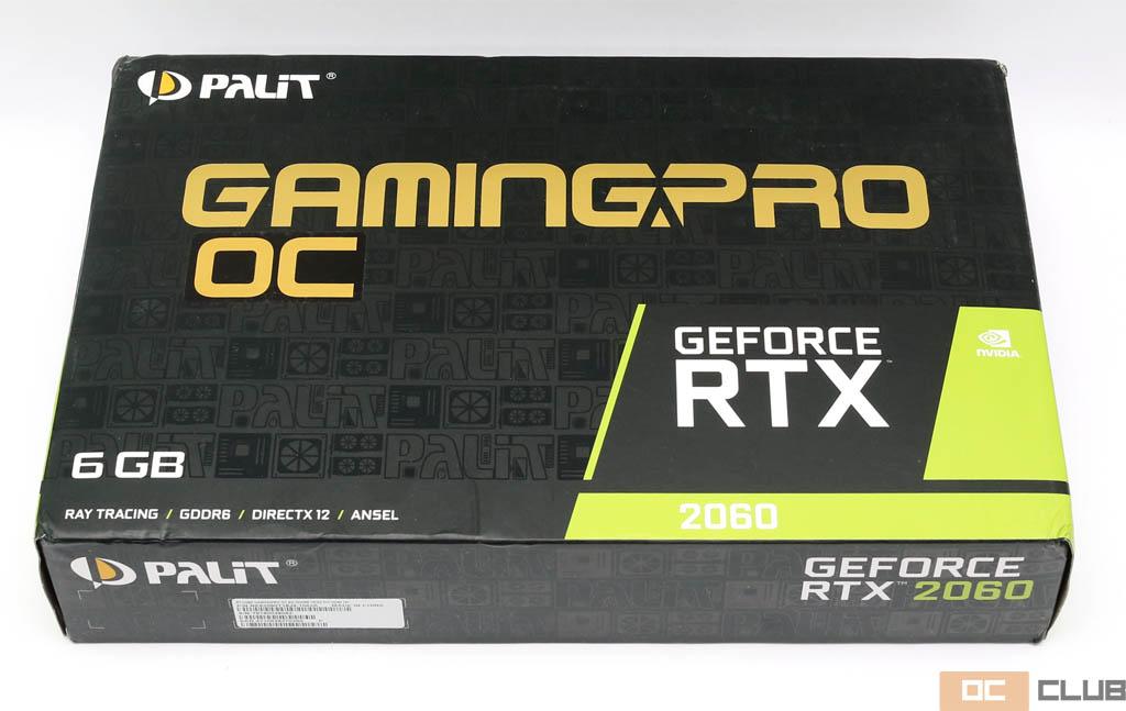 Palit GeForce RTX 2060 GamingPro OC: обзор. Разумный выбор в самом явном виде