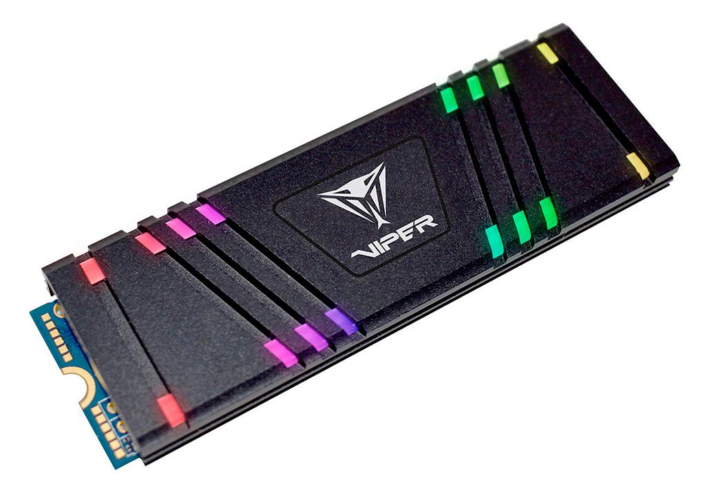 NVMe-накопители Patriot Viper VPR100 получили RGB-подсветку
