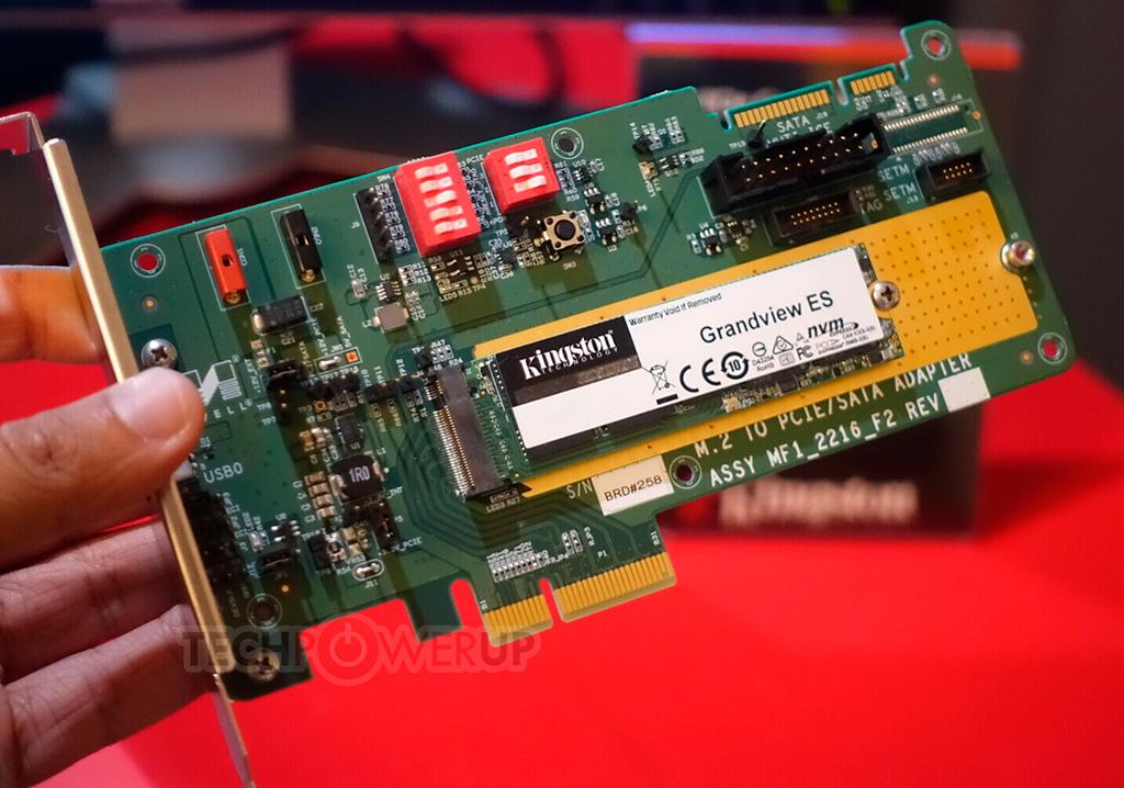 CES 2020: стенд Kingston. SSD Grandview с интерфейсом PCI-E 4.0 на контроллере Marvell и Seccos с PCI-E 3.0