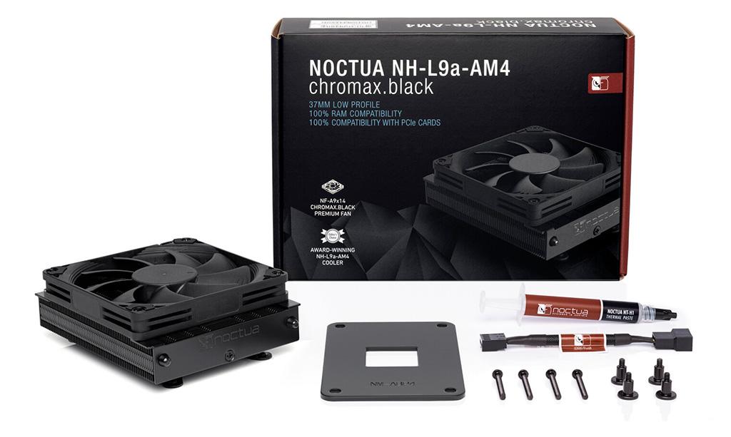 Низкопрофильный кулер Noctua NH-L9a-AM4 доступен в версии chromax.black