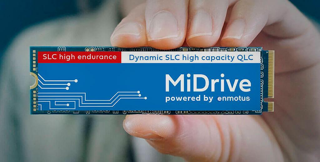 SSD Enmotus MiDrive используют одновременно и SLC-память, и QLC