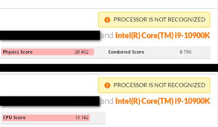 Intel Core i9-10900K vs AMD Ryzen 9 3900X в 3DMark: результаты двоякие