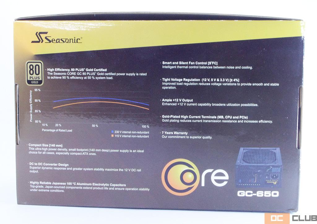 Core GC 650W - 80 Plus Gold