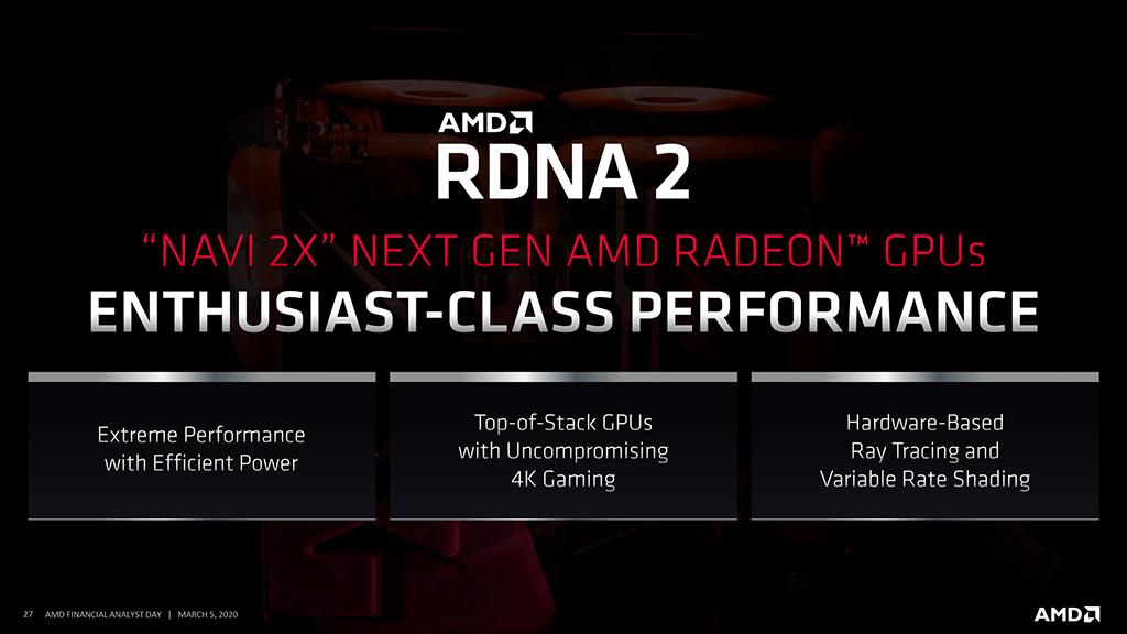 Железно: видеокарты AMD Navi2X получат трассировку лучей, но и не только