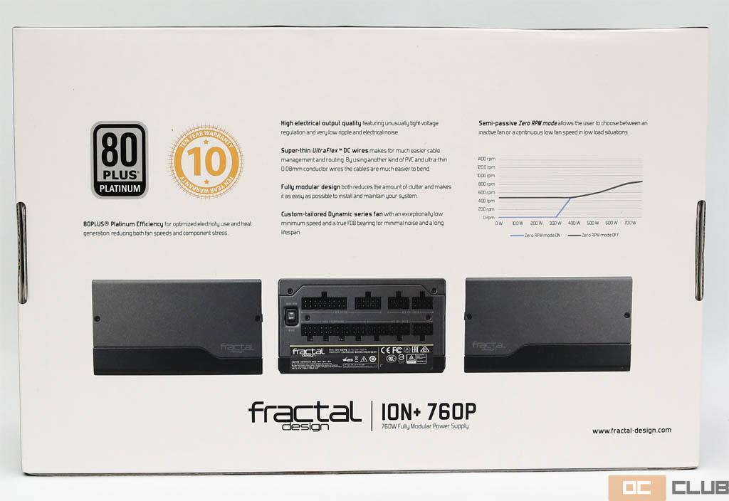 Fractal Design Ion+ Platinum 760 Вт: обзор. Fractal Design выстрелили