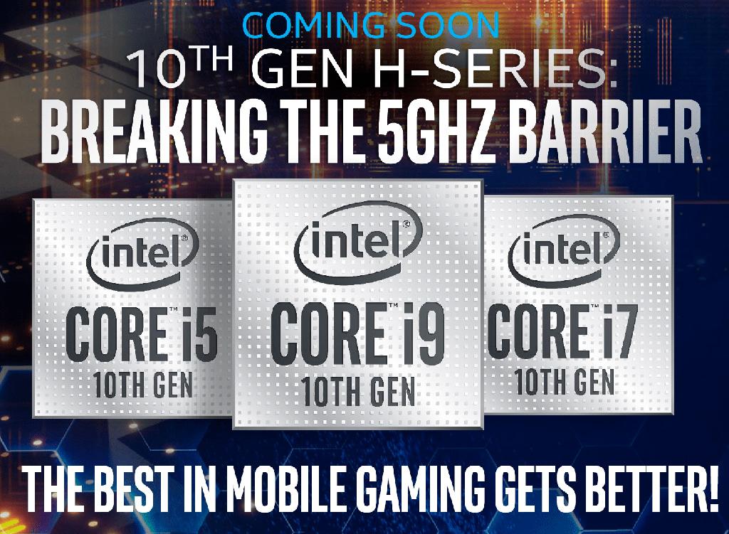 Ноутбуки с процессорами Intel Core 10th Gen и видеокартами GeForce RTX Super Mobile будут представлены через неделю