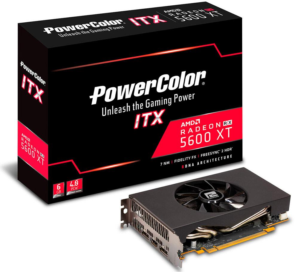 PowerColor анонсировала видеокарту Radeon RX 5600 XT ITX