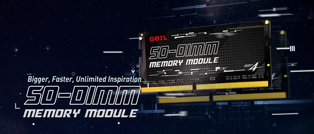 GeIL предлагает 64-гигабайтные комплекты памяти SO-DIMM DDR4