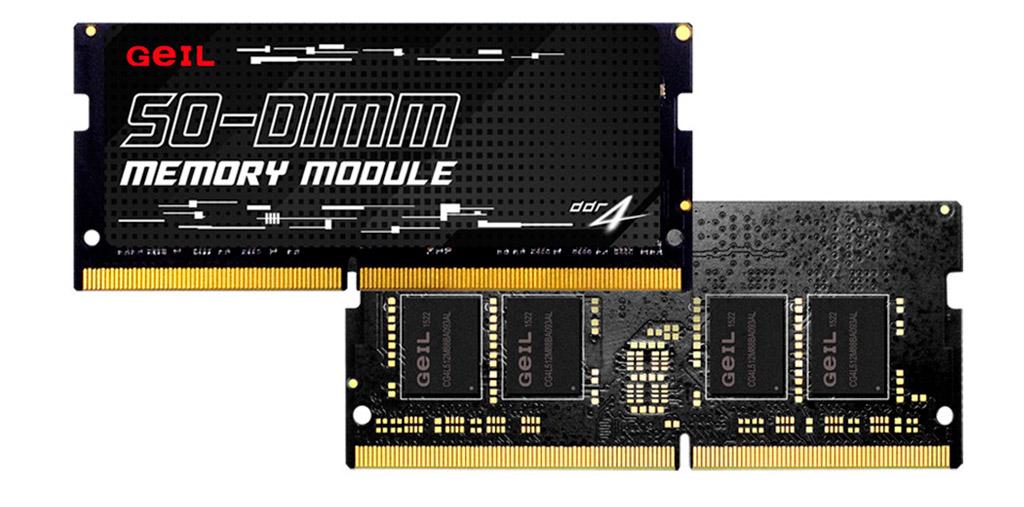 GeIL предлагает 64-гигабайтные комплекты памяти SO-DIMM DDR4