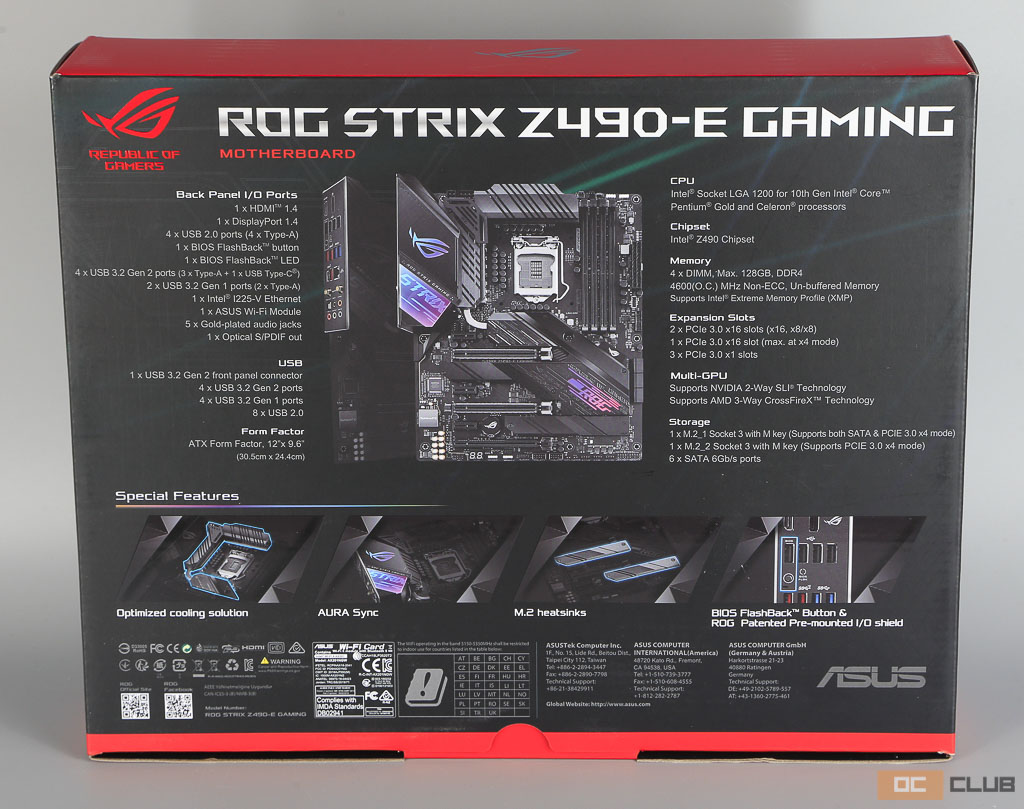 ASUS ROG Strix Z490-E Gaming: обзор. Лакшери-класс!