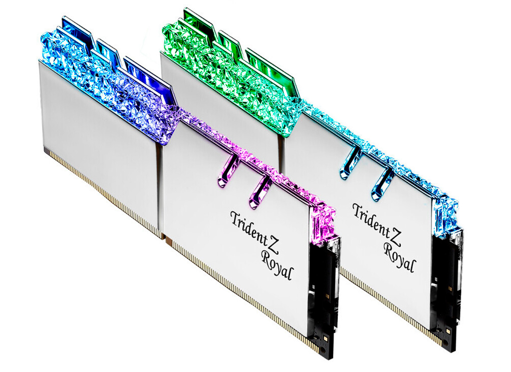 G.Skill готовит комплекты памяти Trident Z Royal DDR4-4400 с низкими задержками CL17