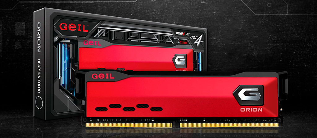 Оперативная память GeIL ORION представлена отдельно для платформ AMD и Intel