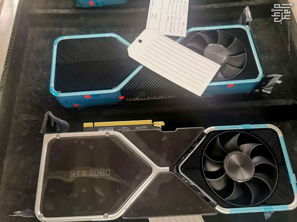 Утечка: фото радиатора NVIDIA GeForce RTX 3080