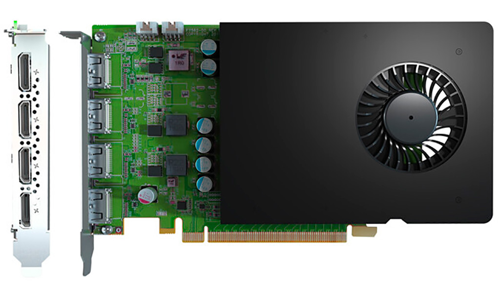 Начались поставки видеокарт Matrox D1450 на GPU NVIDIA