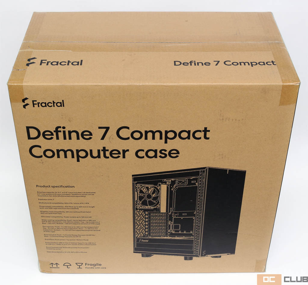 Fractal Design Define 7 Compact: обзор. На 4,3 из 5