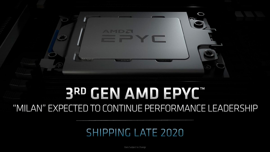 Судя по серверным AMD EPYC Milan, архитектура Zen 3 принесёт 20% прироста производительности
