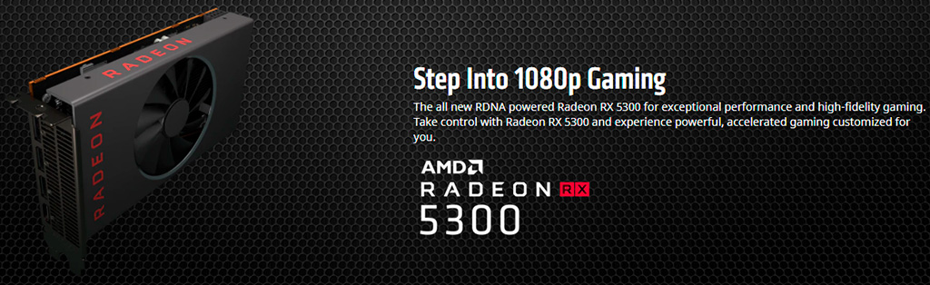 AMD по-тихому выпустила Radeon RX 5300 с 3 ГБ памяти GDDR6