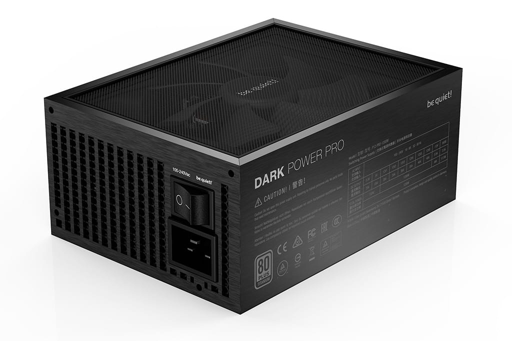 Be Quiet! Dark Power Pro 12 – топовые блоки питания с сертификатом 80 Plus Titanium