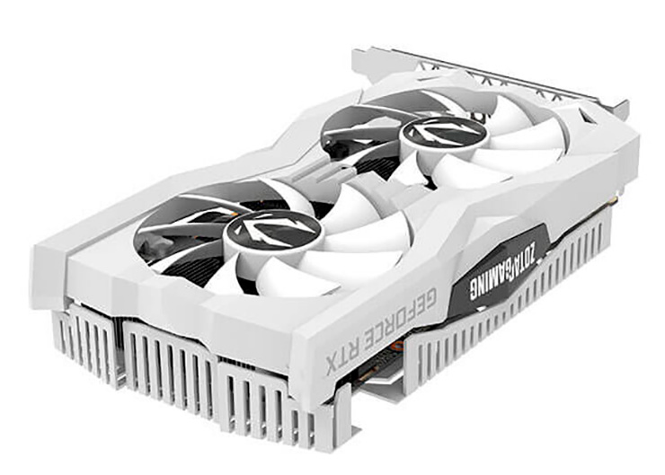 Zotac GeForce RTX 2060 Super OC White Edition выполнена в снежно-белом дизайне