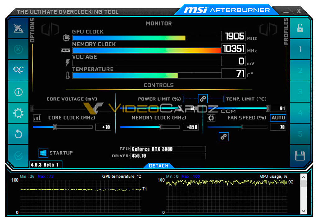 Видеопамять GDDR6X разгоняется чуть-чуть