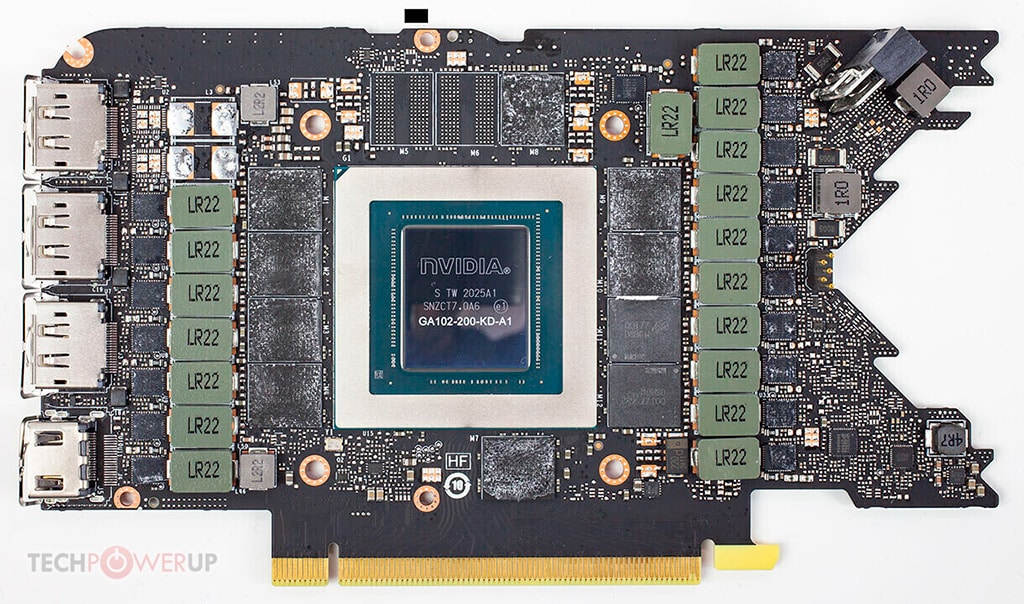 Память GDDR6X в составе GeForce RTX 3080 FE разогревается свыше 100 градусов