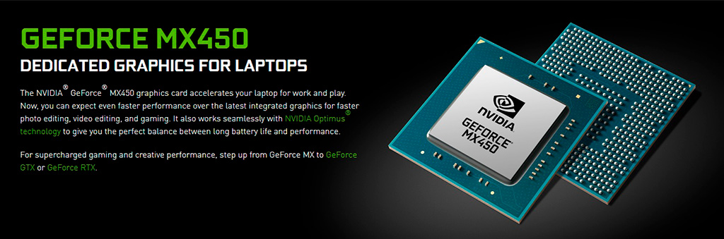 Мобильная NVIDIA GeForce MX450 на треть быстрее предшественницы и плотно приближается к GTX 1050