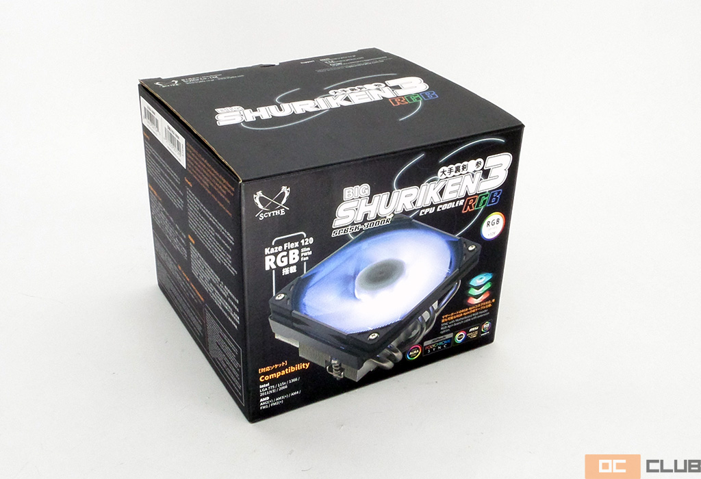 Scythe Big Shuriken 3 RGB: обзор. Top-Flow по-японски
