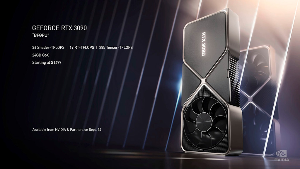 Состоялась официальная презентация видеокарт NVIDIA GeForce RTX 3000