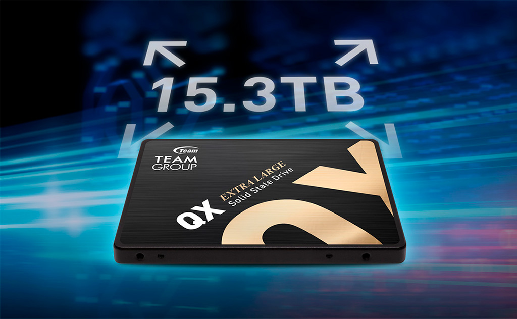 SSD Team QX имеет 15,3 ТБ памяти в 2,5-дюймовом формате за $4000