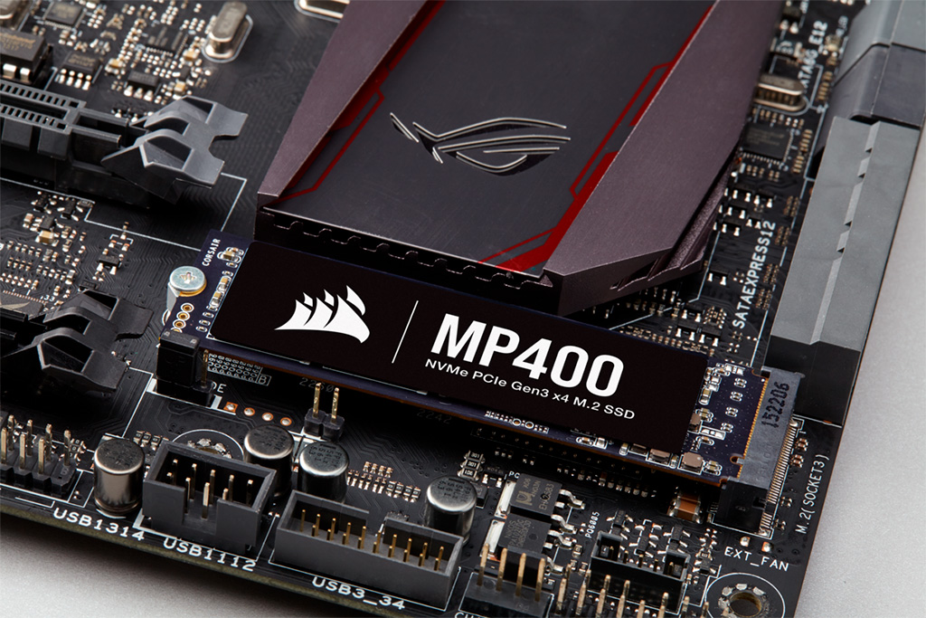 В серию SSD Corsair Force MP400 вошли модели ёмкостью до 8 ТБ