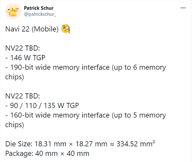 Детальнее про AMD Navi 22 и Navi 23 – GPU для Radeon RX 6700M и Radeon RX 6500M