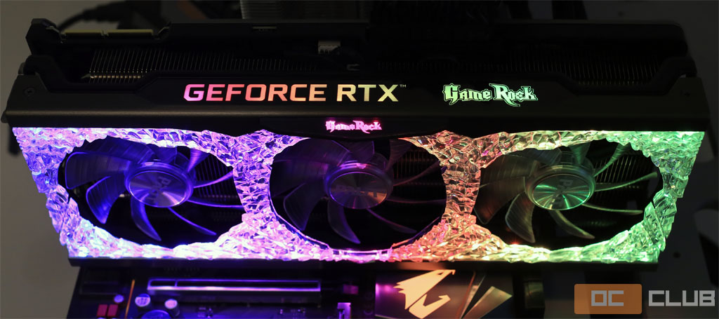 Palit GeForce RTX 3090 GameRock OC: обзор. Ослепительный ангел и рок