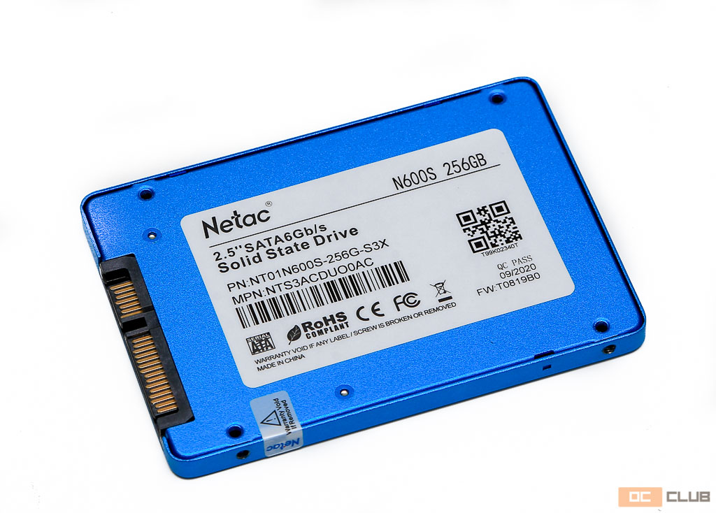 Netac N600S 256 ГБ: обзор. Изучаем SSD самого бюджетного класса