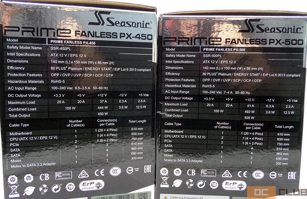 Seasonic PRIME Fanless PX-450 и PX-500: обзор. Альтернативы нет, буквально нет