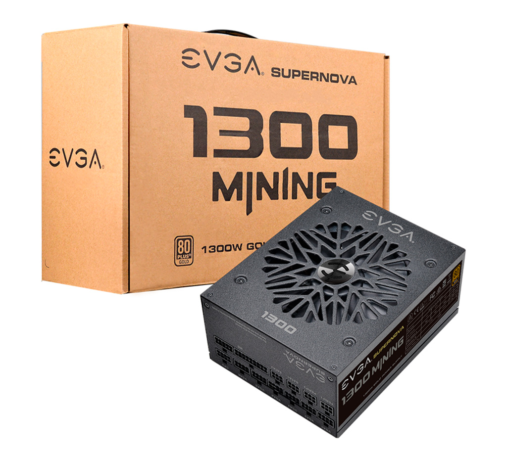Блок питания EVGA SuperNova 1300 M1 Mining адресован майнерам