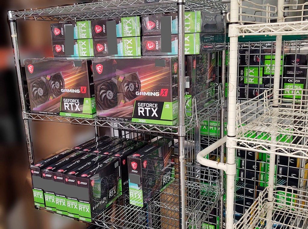 Видеокарты NVIDIA GeForce RTX 3060 уже продаются, и не первый день