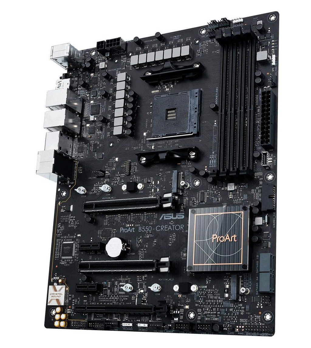 ASUS ProArt B550 Creator - первая AMD-плата с портами Thunderbolt 4