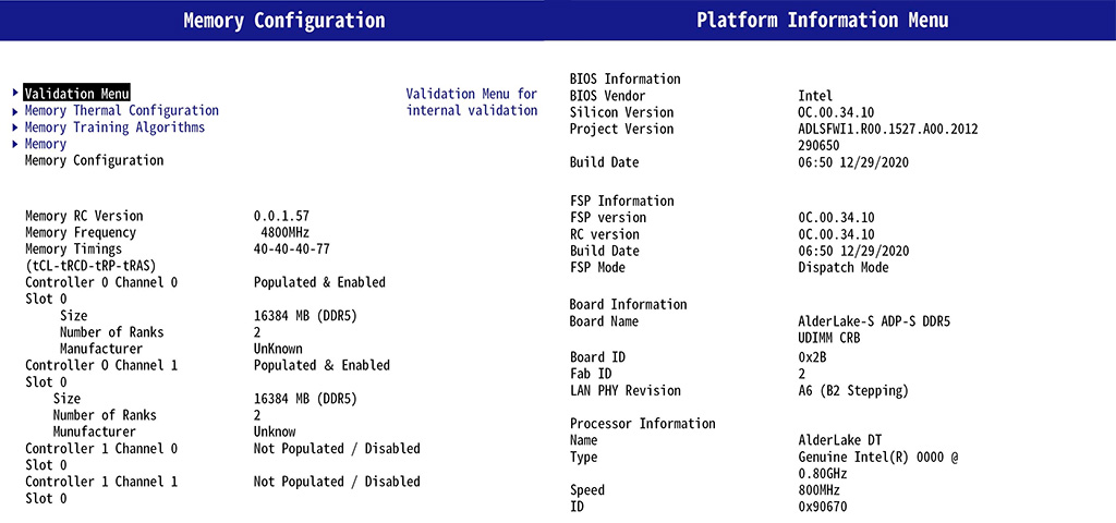 Память DDR5-4800 протестирована на платформе Intel Alder Lake-S: до 28% быстрее, чем DDR4