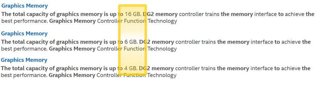Раскрыты ключевые характеристики игровых видеокарт Intel DG2 на архитектуре Xe-HPG
