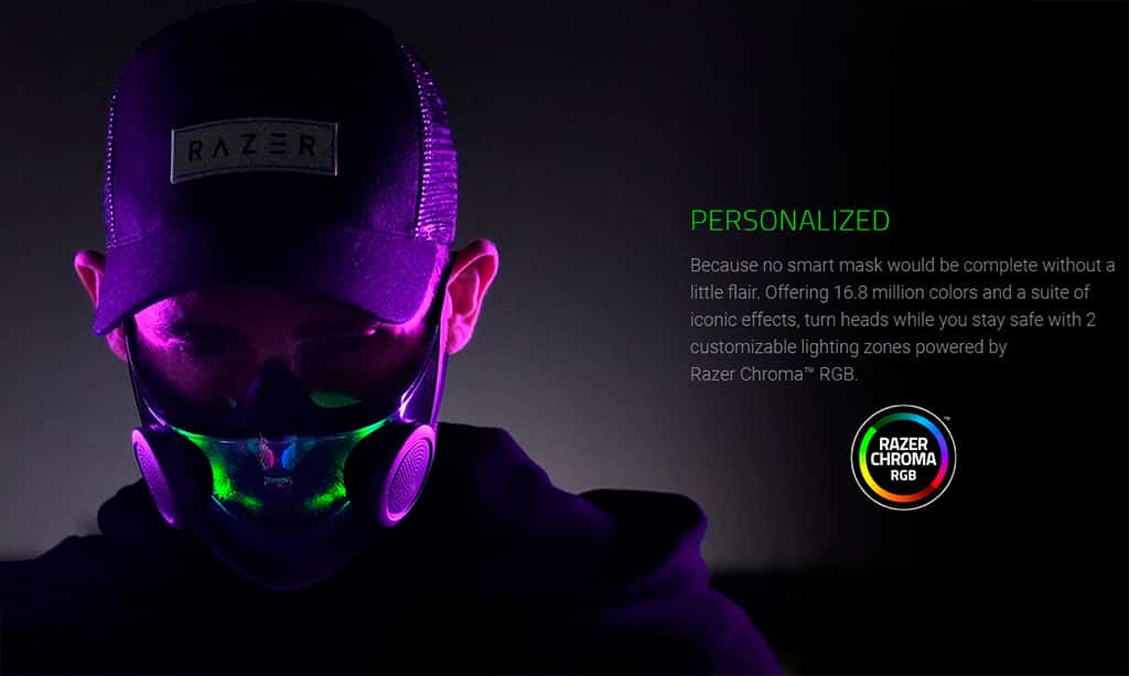 Razer Project Hazel – высокотехнологичная маска с RGB-подсветкой, микрофоном, динамиками и активным фильтром