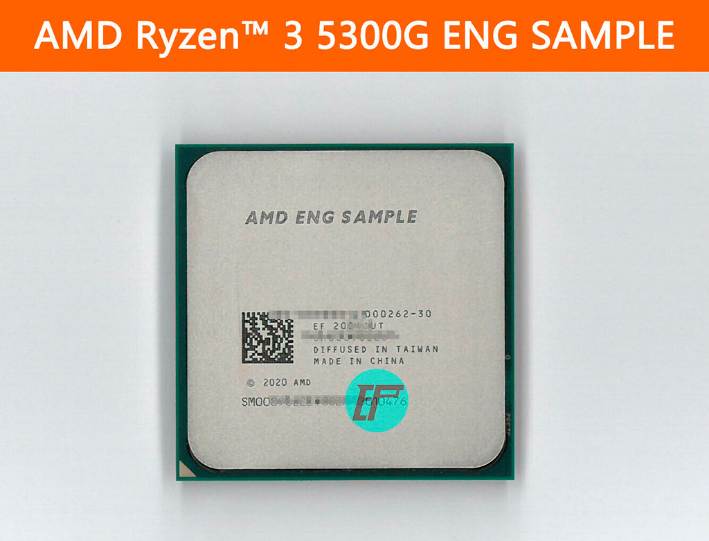 На eBay продаются инженерные образцы APU Ryzen 3 5300G (Cezanne)