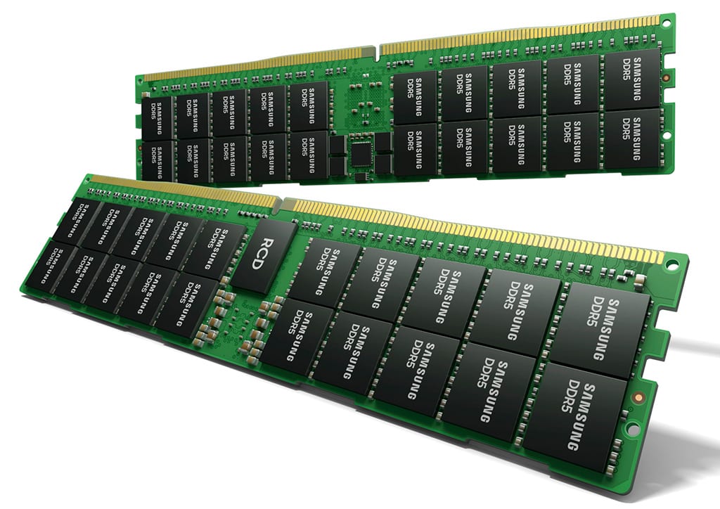 Samsung первой в индустрии представила модули DDR5 512 ГБ