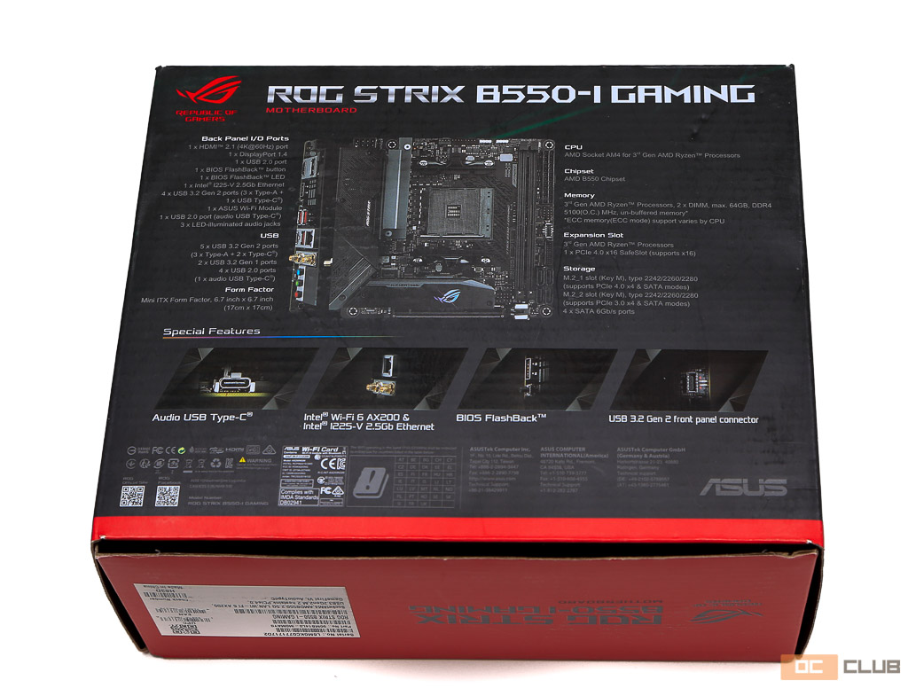 ASUS ROG Strix B550-I Gaming: обзор. Одна из лучших ITX-плат