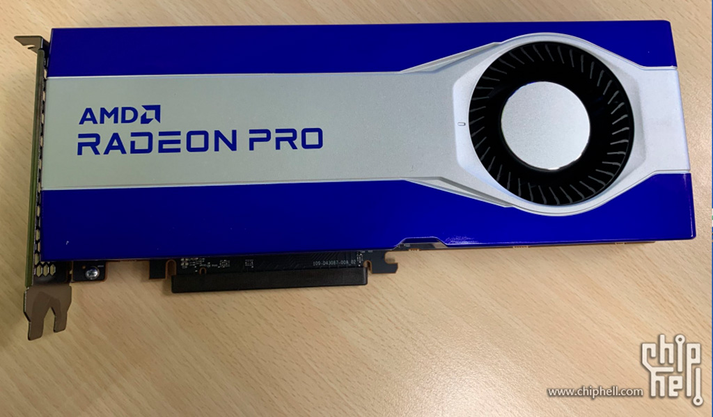 AMD готовит профессиональную видеокарту Radeon Pro на чипе Navi 21