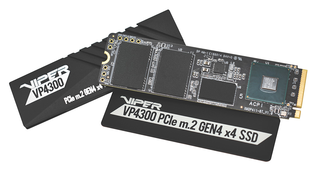 PCI-E 4.0 накопители Patriot Viper VP4300 базируются на необычном контроллере