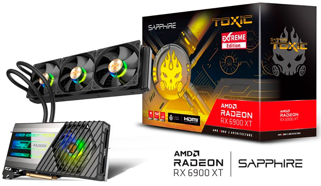 Sapphire Radeon RX 6900 XT Toxic Extreme Edition стоит от 2600 евро